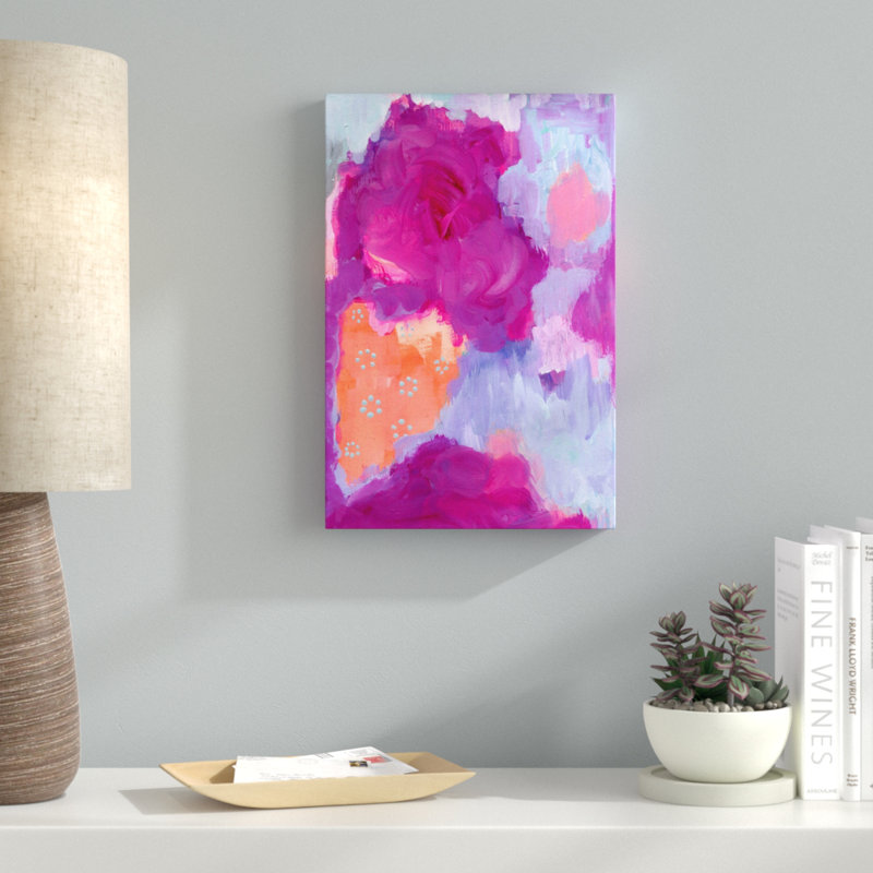 «Red Lips and Rosy Cheek», reproduction sur toile tendue, H 18 po x l 12 po x P 1,5 po