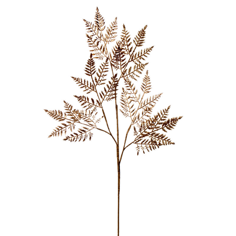 Vickerman 34" Metallic Fern Spray, Gold