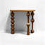 Console en bois massif brun noisette-133963335