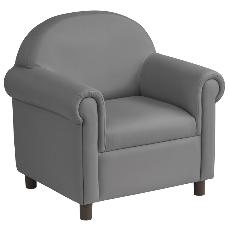 Little Lux Kids Club, 28" H x 28" W x 22" D, Gray