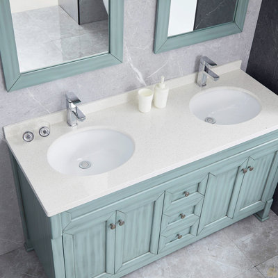Oval Undermount Bathroom Sink With Overflow