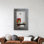 CHLOE's Reflection, style osnas rectangulaire, finition argent antique 36 po