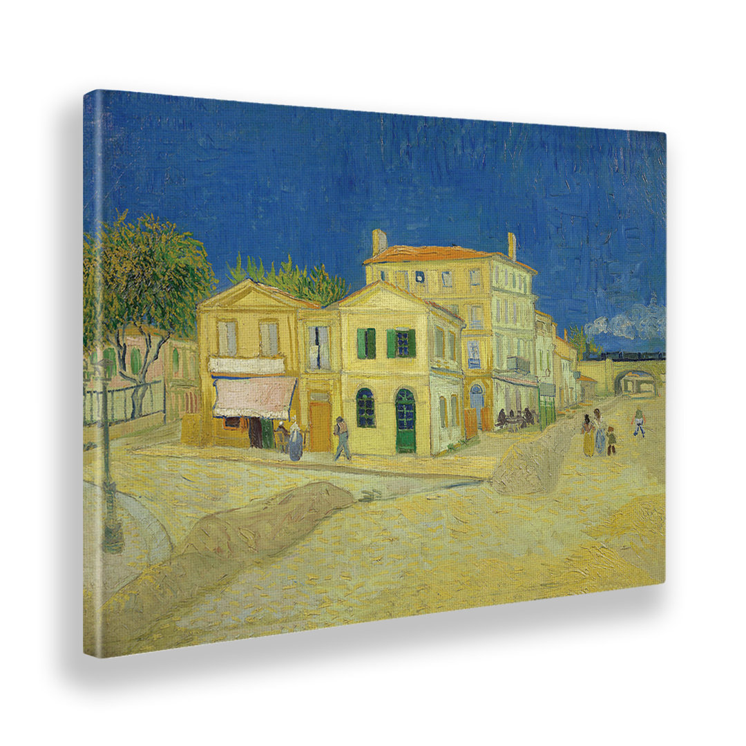 Leinwandbild Das gelbe Haus (die Straße) von Vincent Van Gogh