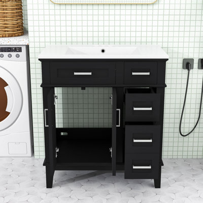 Stylish Bathroom Vanity with Storage – Elegant Design, Soft-Close Doors