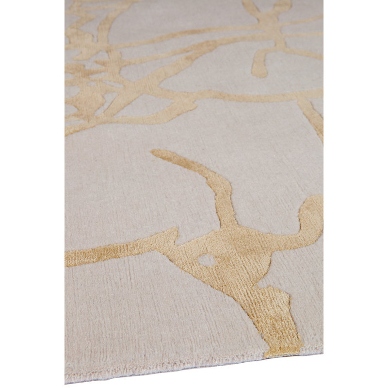 Kelly Wearstler Tracery Gold Area Rug, Rectangle 5' x 7'6"