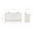 73'' Double Bathroom Vanity with White Quartz Top-80478375-80478376-125308780