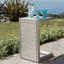Table d'appoint en aluminium pour jardin - Rouille - Patio - Traitement