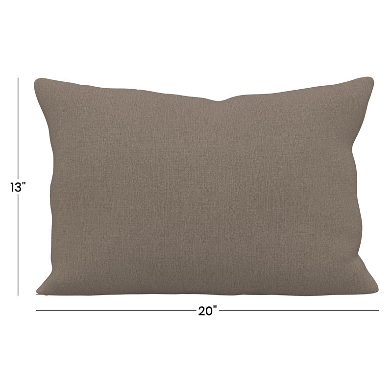 Coussin intérieur / extérieur Amala Sunbrella®, Schiste Cast