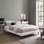 Helen Queen Upholstered Low Profile Platform Bed