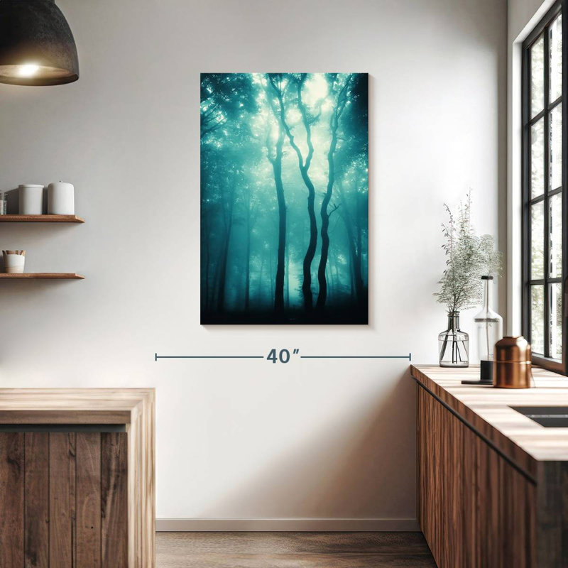 Harnek Blue Light Woods, 39" H x 26" W