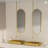 Brushed Gold Tear Drop Ceiling Mounted Commercial