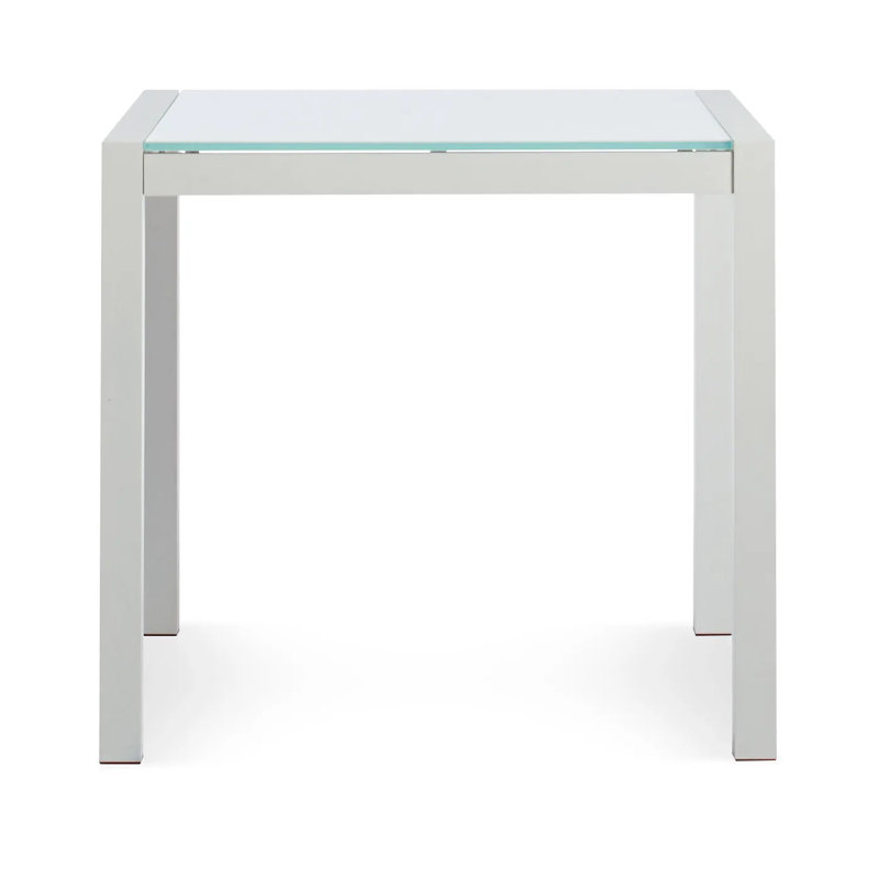 Skiff Outdoor Dining Table , in. W 35'' in. D, White, 35" D x 35" L
