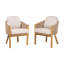 Ensemble de chaises d'extérieur Grotta (ensemble de 2)