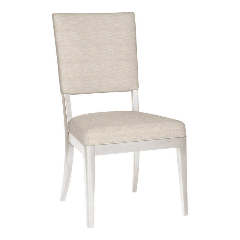 Juliet Upholstered Dining Chair, Tommy Flax, Casa Blanca