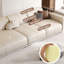 Canapé modulaire beige en cuir véritable-474331664