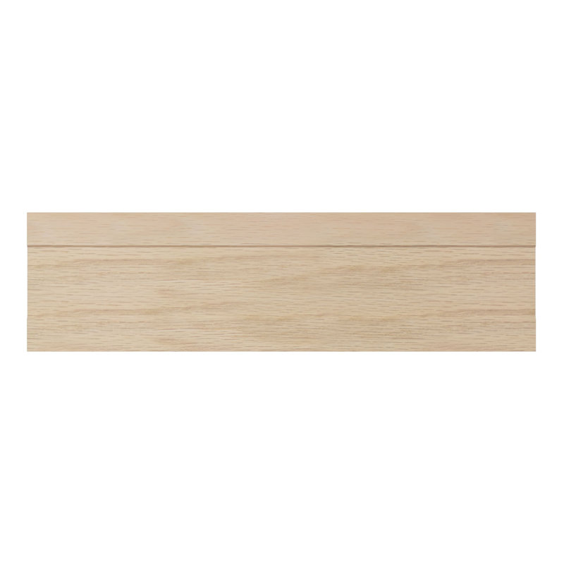 Moulure de chaise en bois massif l 1 po x l 2 3/8 po x L 96 po Wm392, Chêne blanc