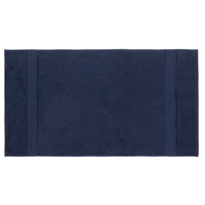 100% Cotton Wash Towel, Dark Blue, 11.8 x 19.7 Inches | Ultra-Soft & Absorbent, 450 GSM | Machine Washable, Gentle Cycle, Tumble Dry Low | Perfect for Home, Spa, or Gym Use, Luxurious Comfort and Quality