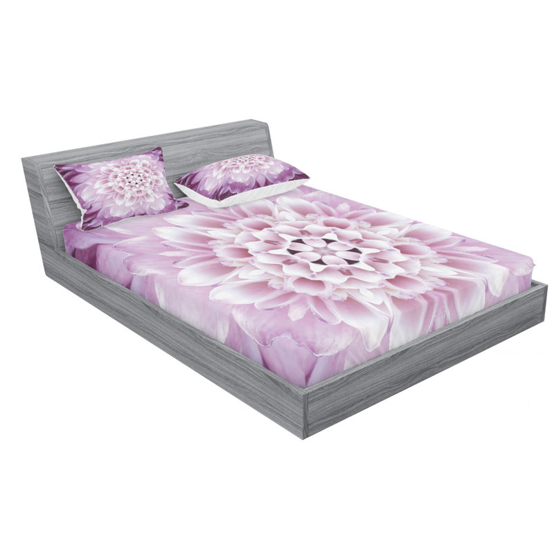 Microfiber Sheet Set, Queen Sheet Set with Fitted Sheet