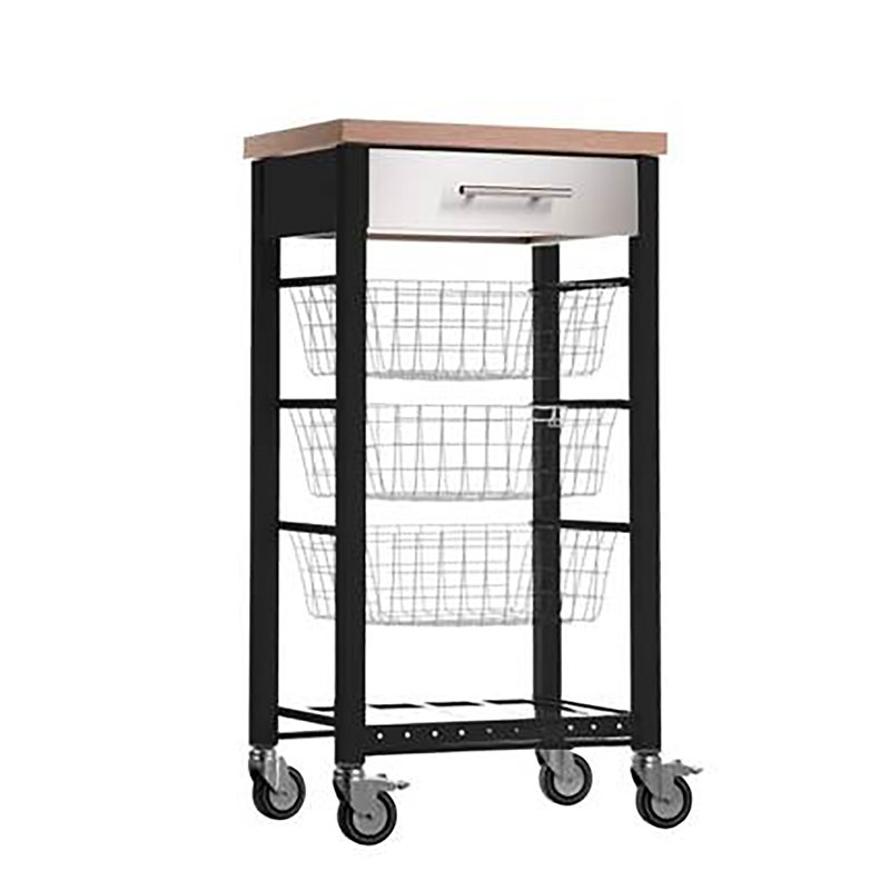 Noam Kitchen Cart, Black