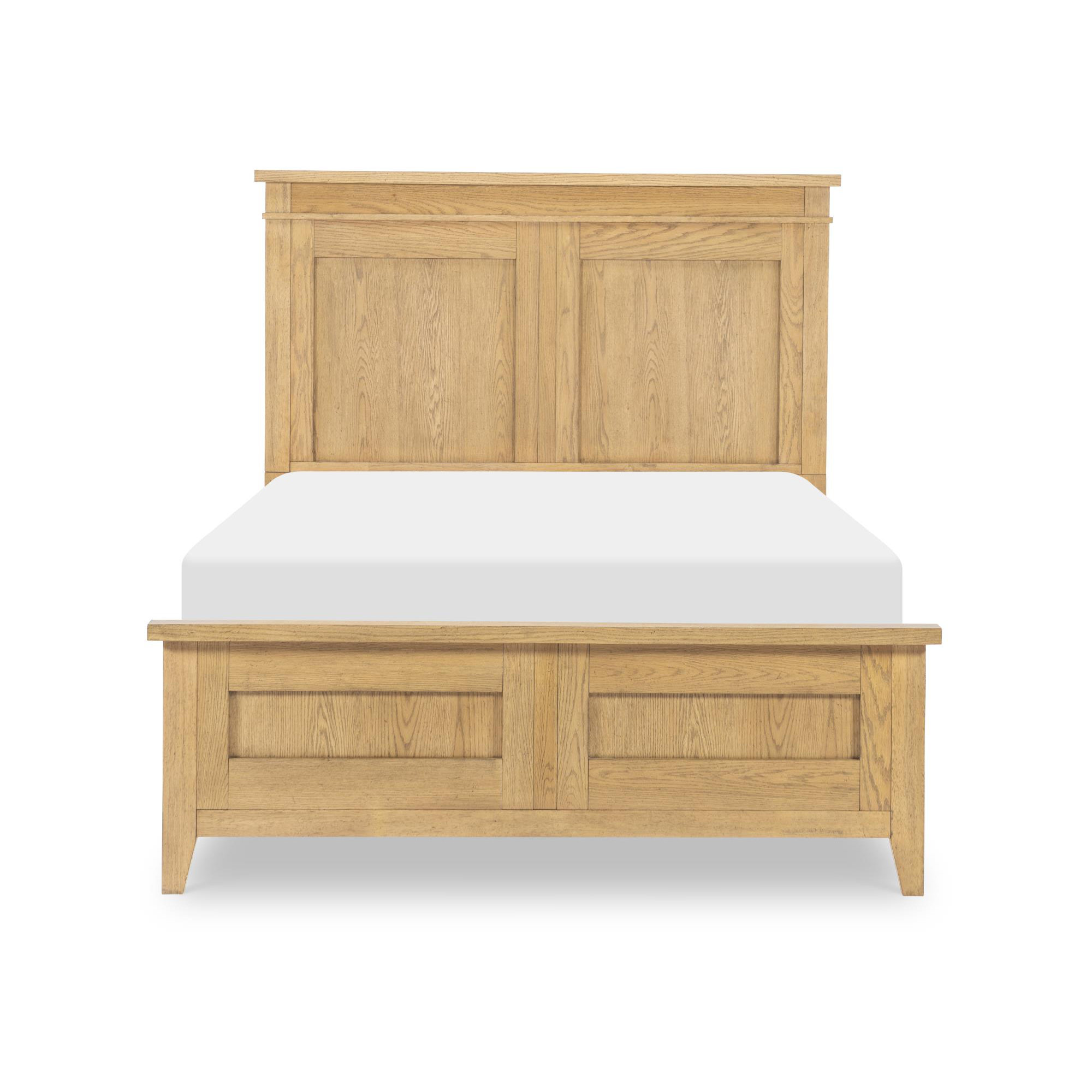 Today's Traditions Complete Panel Bed, Full, Hickory