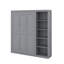 Lit escamotable double pleine grandeur avec tablettes-890313374-890313375