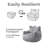 Adult Oversized Cat-shaped Beanbag Chair-466721311