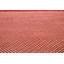 Tapis décoratif rouge/orange en laine de conception unique 6 pi 7 po x 8 pi 4 po noué à la main New Age