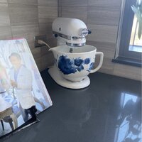 Blue Poppy Flowers Watercolor Kitchenaid Mixer Mixing Machine