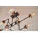 Poppy 8 - Light Sputnik Modern Linear Chandelier