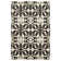 Tapis noir/blanc Margerite