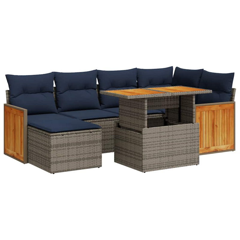 62cm Wide Patio Sofa with Cushions