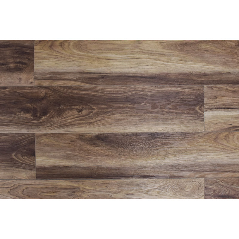 7" x 60" x 7mm Hickory Click SPC Lock Vinyl Plank, Enriched Cedar