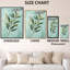 Feuilles ensoleillées sur fond bleu - Impression sur toile botanique-1363142780-1363142658