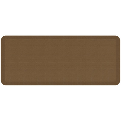 Tapis anti-fatigue designer en toile de ramie confortable