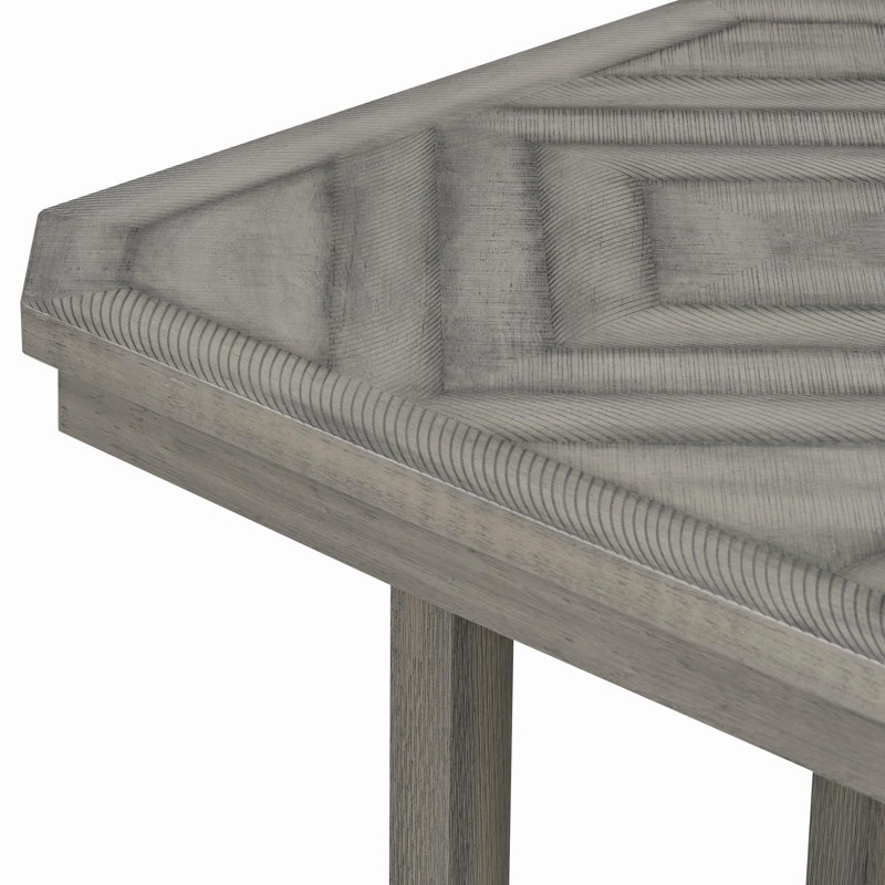 Sarinity 6 - Person Trestle Dining Set, Gray