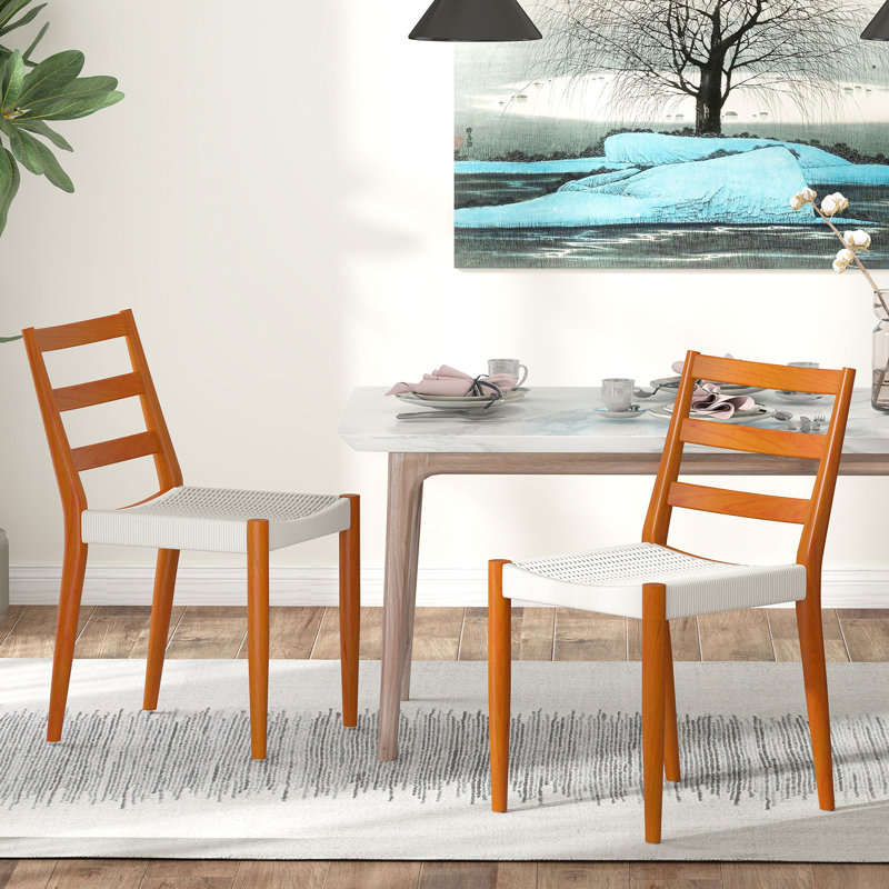 47cm H Nylon Upholstered Side Chair, Beige