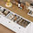 Zosia 55.1" Modern Sideboard Buffet, Credenza Storage Cabinets, Adjustable Shelves-530608254