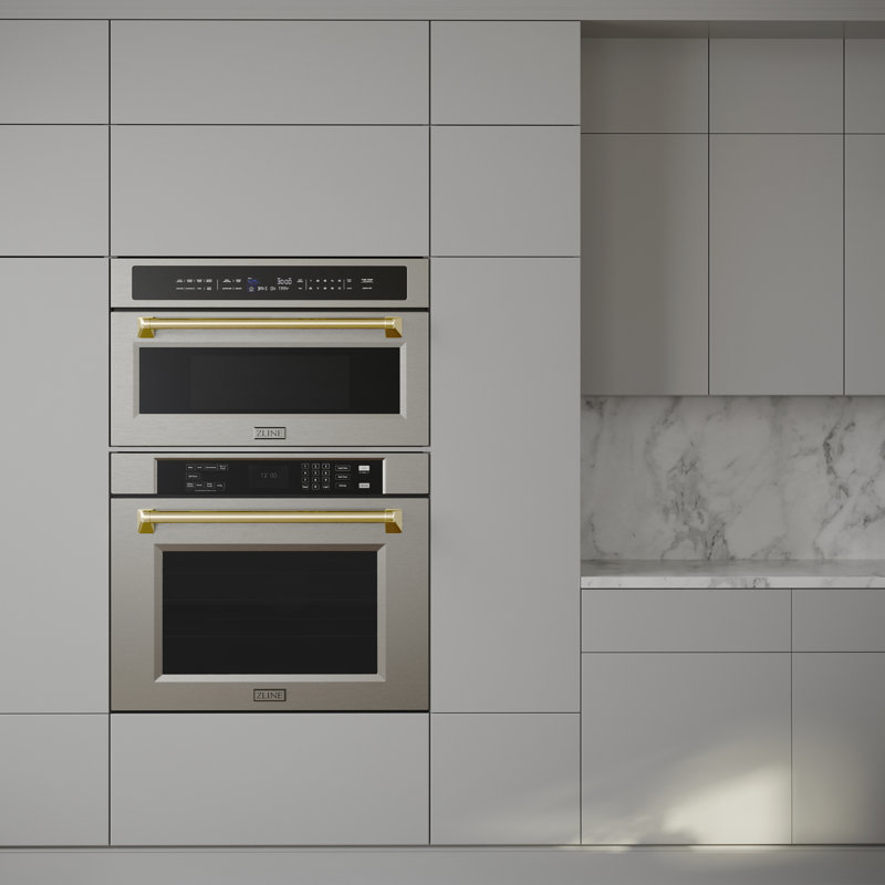 29.75" 1.6 cu ft. 1000 - Watt Convection Built-In Microwave with Sensor Cooking, Gold