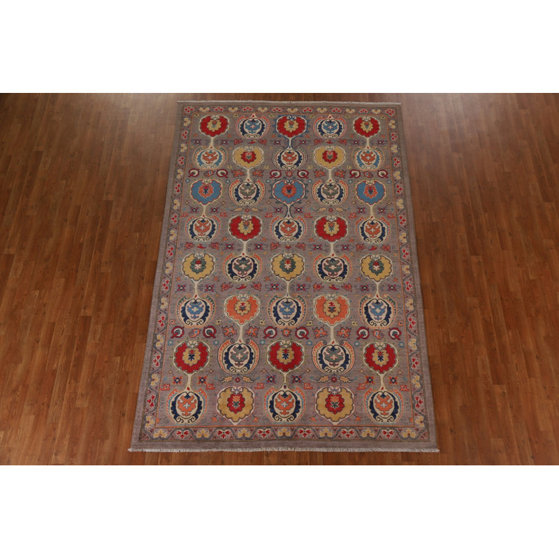 Tapis entièrement fabriqué à la main Kazak