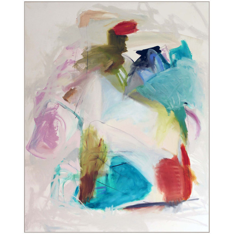 Emerald City Print by Katie Ré Scheidt, White Floater Framed, 61" H x 49" W