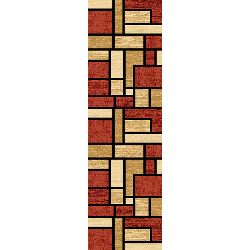 Mccampbell Performance Abstract Indoor Rug, Runner 2'2" x 7'4"