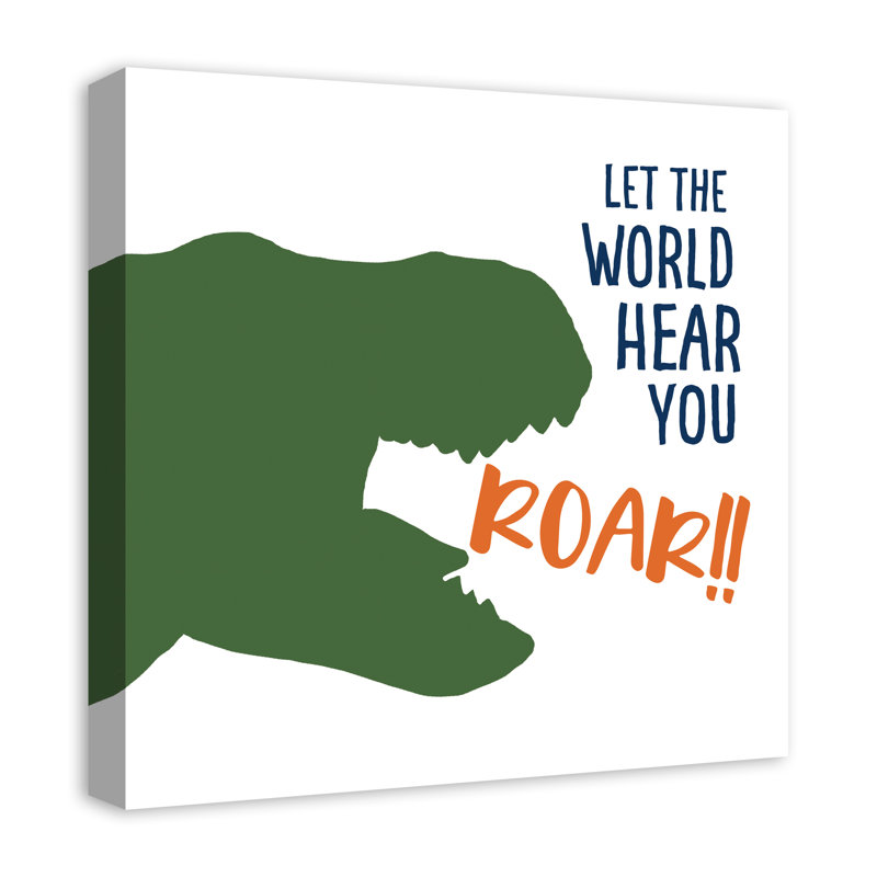 « ecoute you roar », art sur toile Tamerlane, H 20 po x l 20 po x P 1,25 po