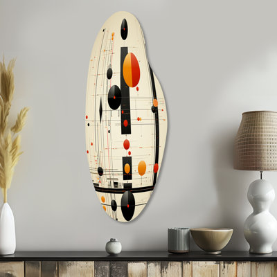 Art mural minimaliste Blissful Voyage, style Mid-Century rétro - Minimalisme