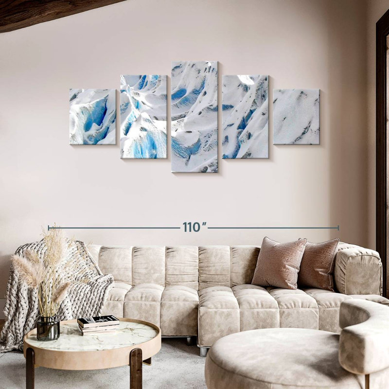 Snowy Perito Moreno Glacier, 42" H x 92" W