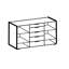 Doner 148cm W 5 - Drawer Chest of Drawers