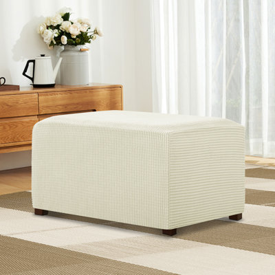 Pizarro Box Cushion Ottoman Slipcover