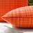 Orange Set Of 2 Waterproof Textured Woven Throw Pillow covers– Outdoor & Indoor 18"x18"-2050551830-2134602364-2093216643
