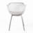 Outdoor Dining Poppy Chair - White, Polypropylene, Stable And Look White For Patio To Weather, Stylish-1258262420