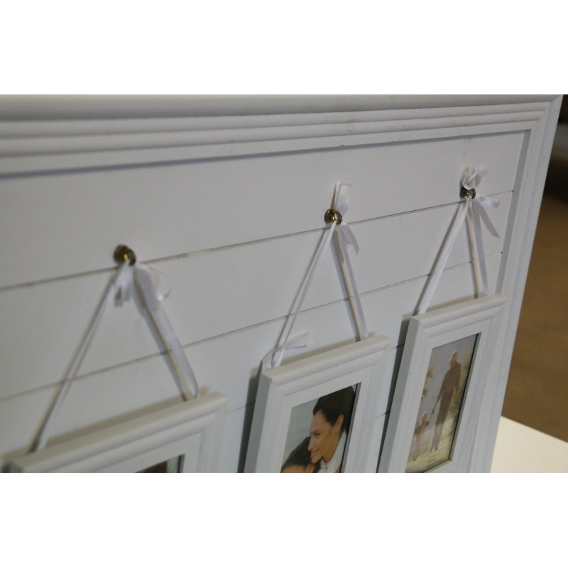 Pam White Wood Picture Frame