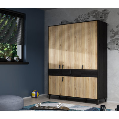Raziyah Manufactured Wood Wardrobe